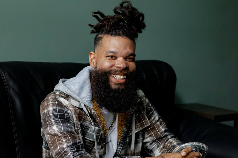 Damon Darling at Helium Comedy Club.