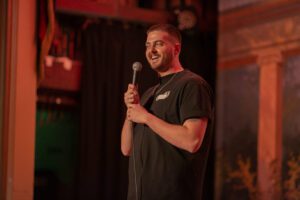 Dylan Carlino at Helium Comedy Club.
