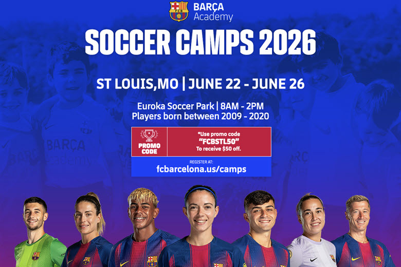 FC Barcelona Soccer Camp in Eureka.
