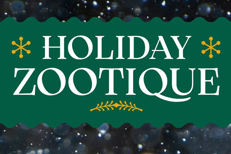 Holiday Zootique at the St. Louis Zoo.