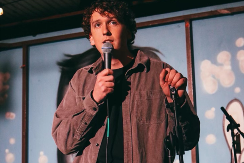 Liam Cullagh at Helium Comedy Club.
