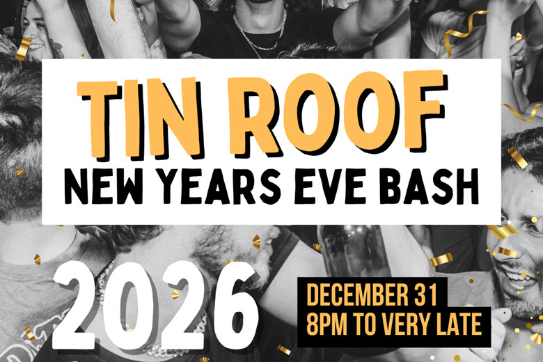 New Years Eve at Tin Roof.