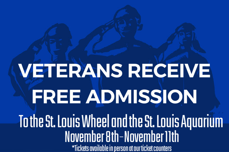 Veterans Day Appreciation at the St. Louis Aquarium.