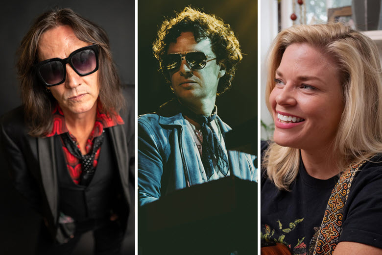 Jimmy Griffin, Dave Grelle, and Emily Wallace at City Winery.