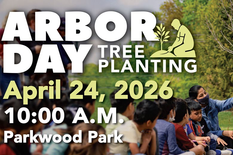 Arbor Day at Parkwood Park.