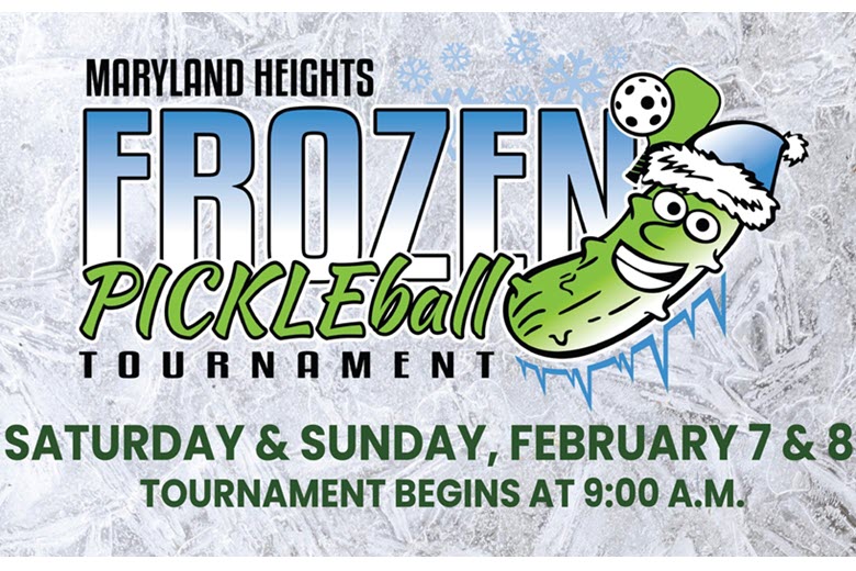 Frozen Pickleball Tournament AT Missouri Baptist University.