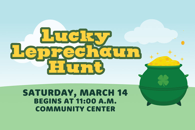 Lucky Leprechaun Hunt at the Maryland Heights Community Center.