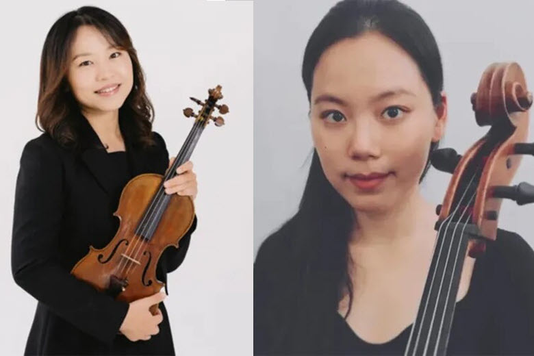 Performance, Kemper Unplugged: Seul Lee, violin, and Kimberly Jeong, cello at Mildred Lane Kemper Art Museum.