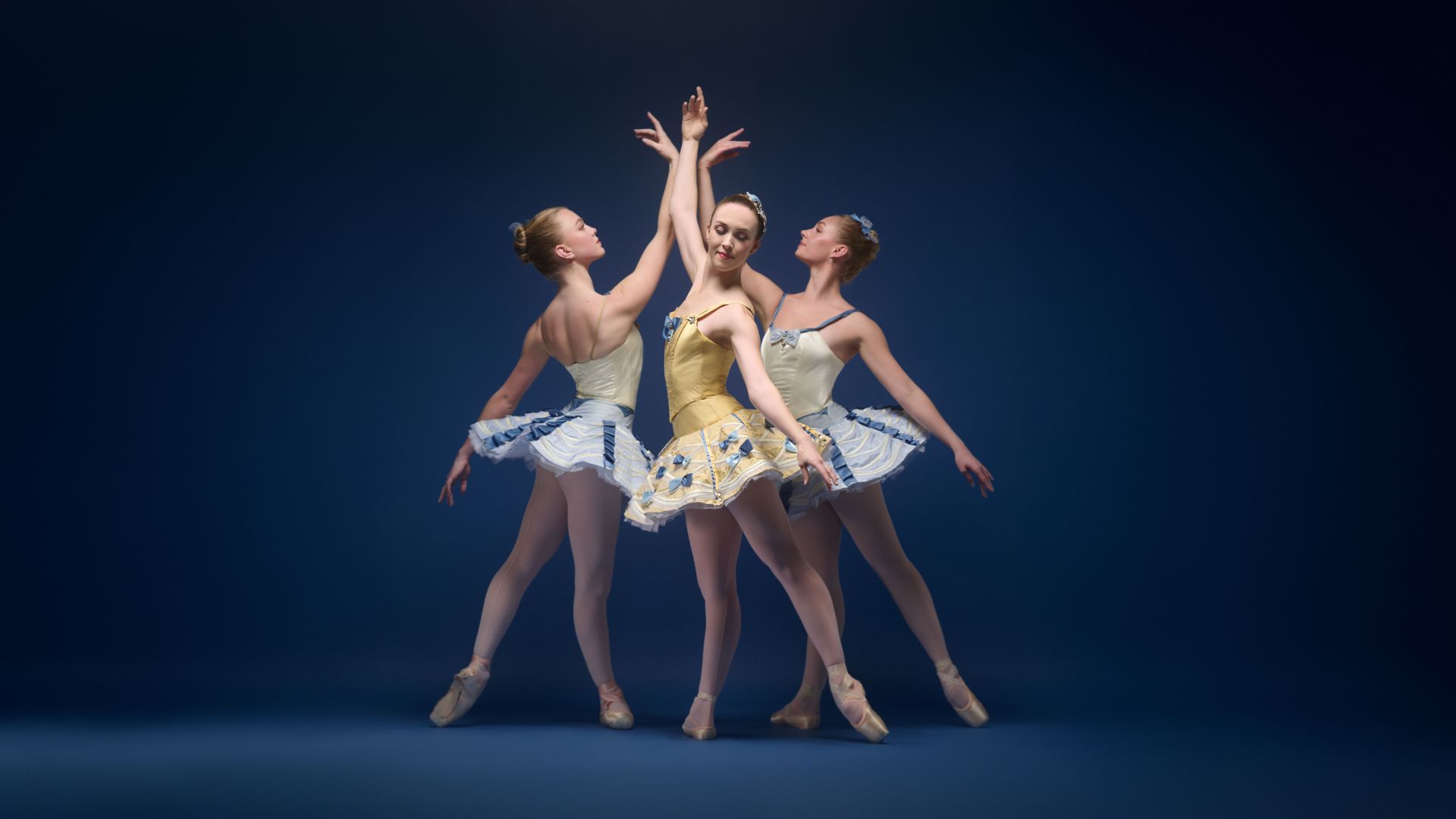 Saint Louis Ballet dancers strike a pose.