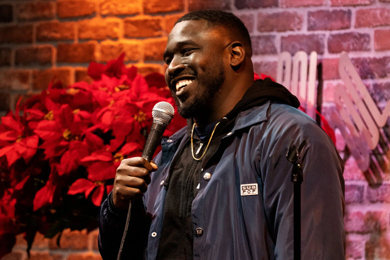 Shapel Lacey at Helium Comedy Club.