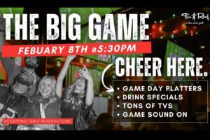 The Big Game Watch Party! at Tin Roof.