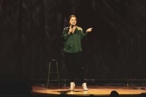 Amber Autry at Helium Comedy Club.