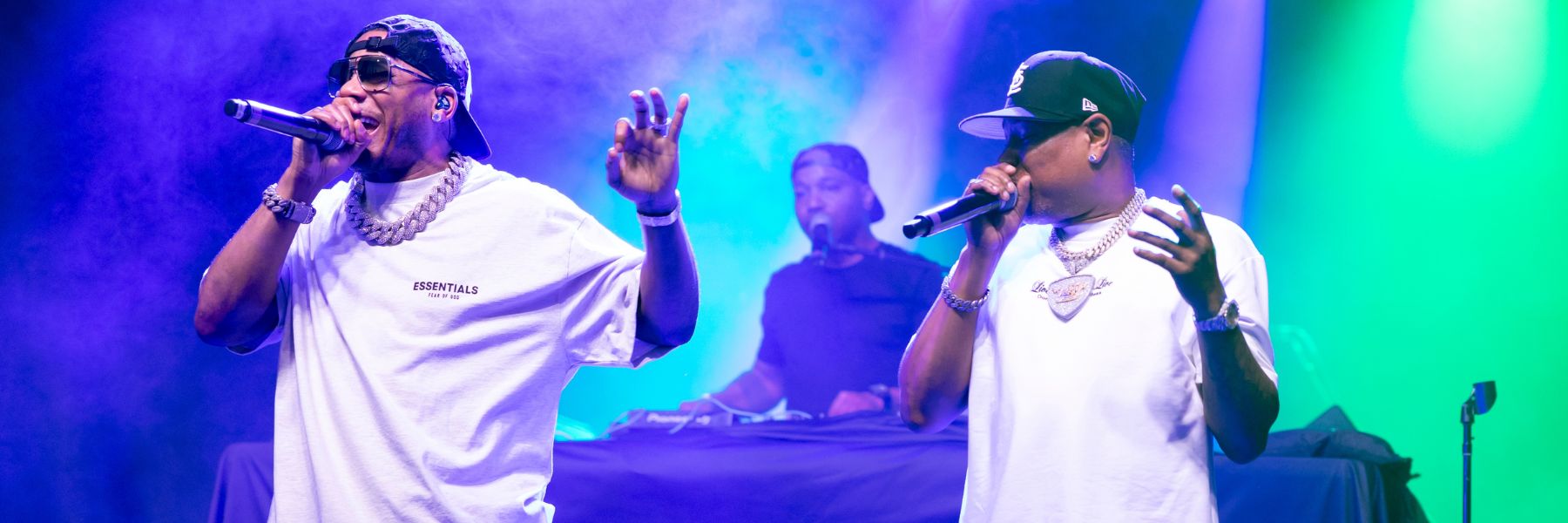 Nelly performs in Grand Center, showcasing the St Louis music scene.