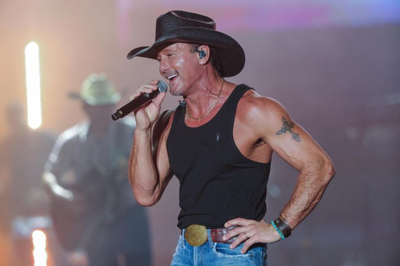 Tim McGraw at Hollywood Casino Amphitheatre.