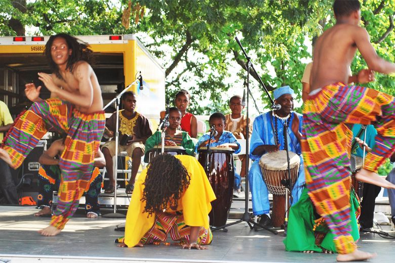 St. Louis African Arts Festival in Forest Park.