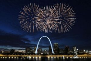 Celebrate Saint Louis at the Gateway Arch.