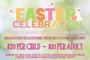 Breakfast with the Easter Bunny at Winter Opera St. Louis.