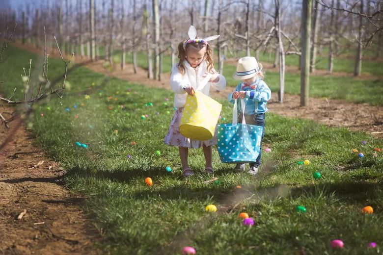Easter Egg-Citement at Eckert's.
