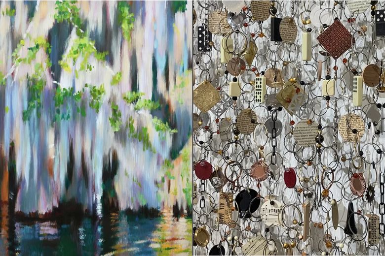 Jill Hackney and John Garrett at Duane Reed Gallery.