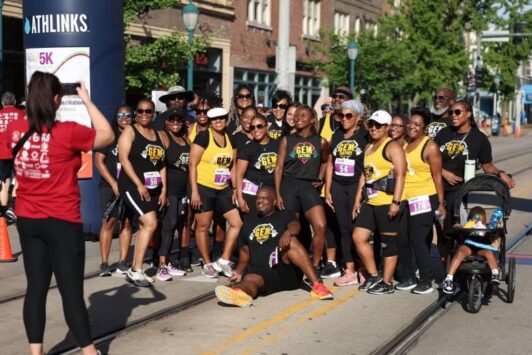 Race For Reconciliation 5k in the Delmar Loop.