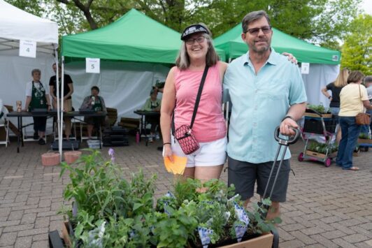 The St. Louis Herb Society Herb Sale at Missouri Botanical Garden.
