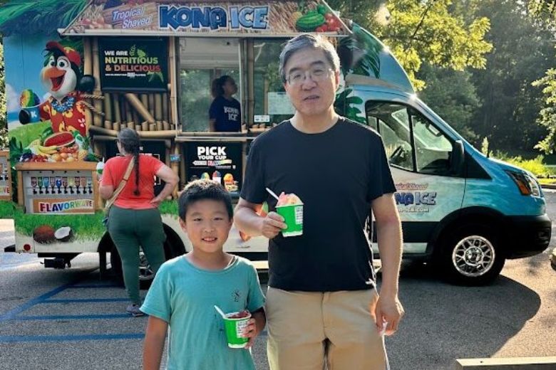 Brickline Greenway Sunset and Snowcones.