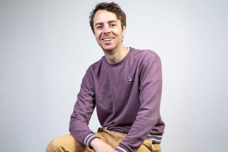 Geoffrey Asmus at Helium Comedy Club.