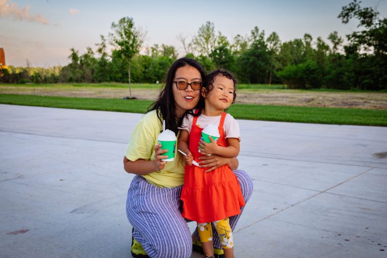 Meramec Greenway Sunset and Snowcones.