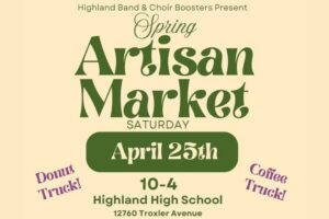 Spring Artisan Market at Highland HS.