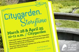 Storytime at Citygarden.