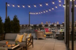 Terrace TV at ART Bar.