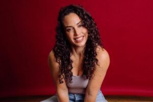 Caitlin Peluffo at Helium Comedy Club.