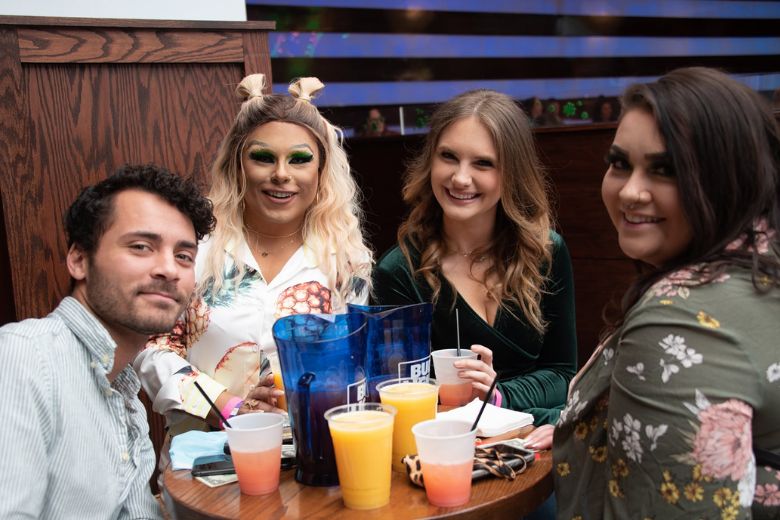 Drag Brunch at Shark Bar.