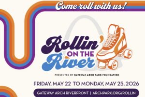 Rollin on the River at the Gateway Arch.