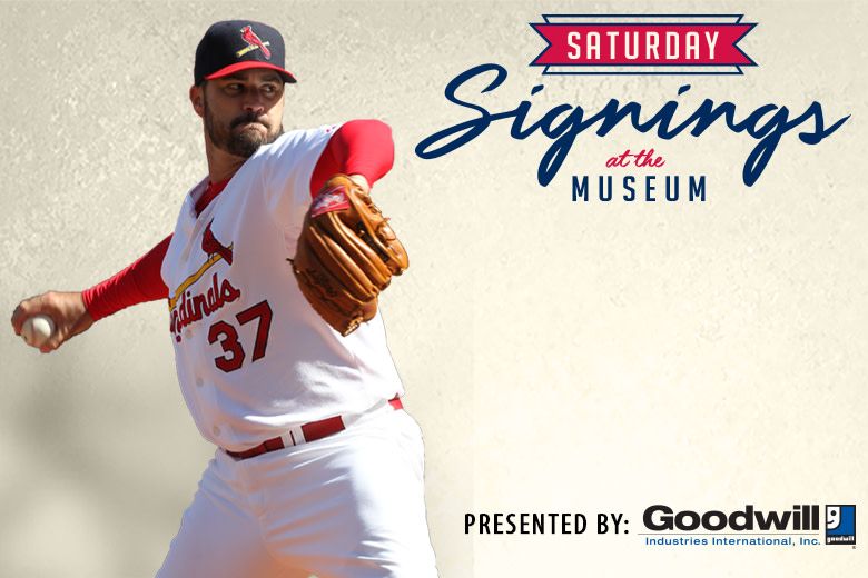 Saturday Signings with Jeff Suppan at Cardinals Hall of Fame Museum.