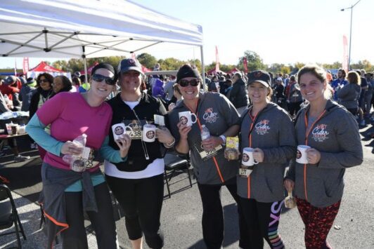 St. Louis Hot Cider Hustle in Forest Park.