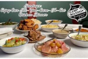 Family Style Sunday Chicken Dinner at The Lemp Mansion.