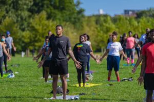 Just Breathe STL Summer Wellness Series at the Missouri History Museum.