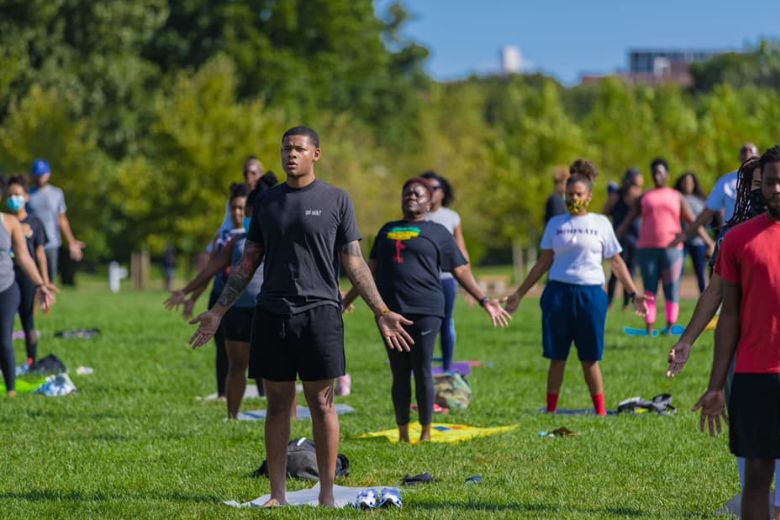 Just Breathe STL Summer Wellness Series at the Missouri History Museum.