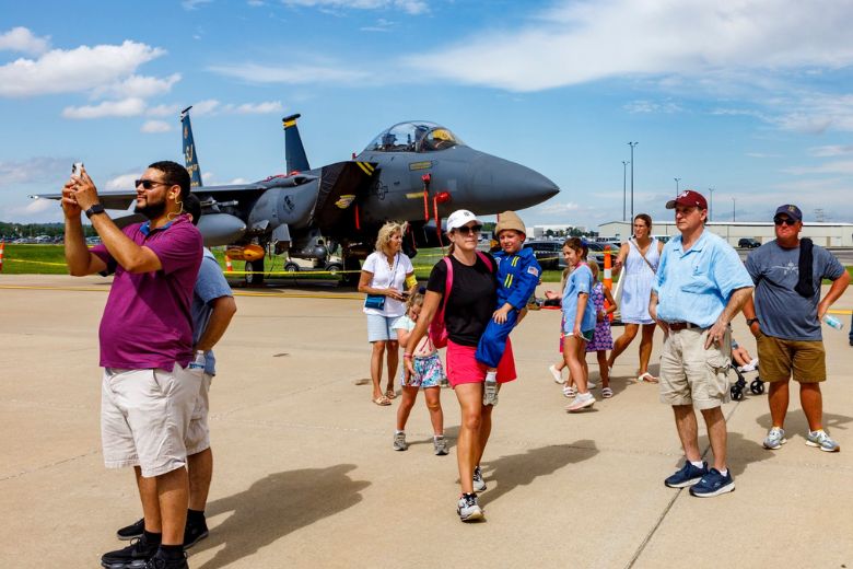 Spirit of St. Louis Air Show AT Spirit of St. Louis Airport.