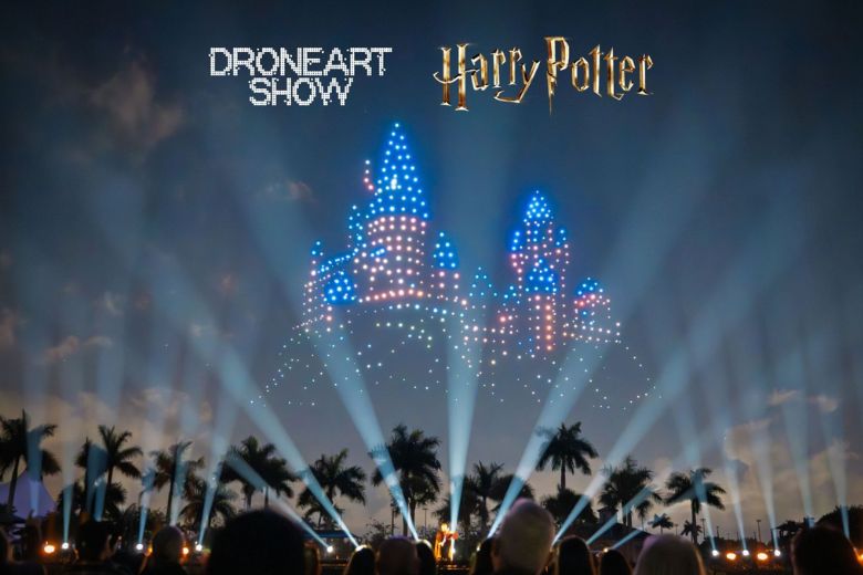 Harry Potter Drone Show at World Wide Technology Raceway.