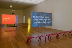 Tony Cokes: CAM x Counterpublic at the Contemporary Art Museum St. Louis.
