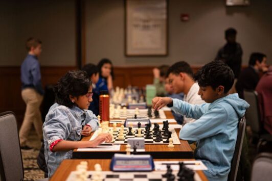 Beginners Night at the Saint Louis Chess Club.
