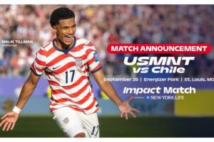 Impact Match: US Men’s National Team vs. Chile at Energizer Park.