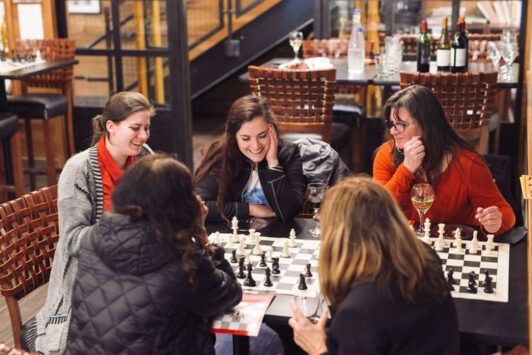 Ladies’ Knight at the Saint Louis Chess Club.