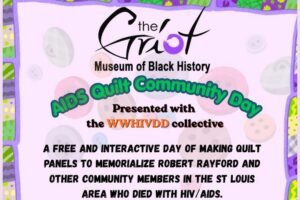 AIDS Quilt Community Day at The Griot Museum of Black History.