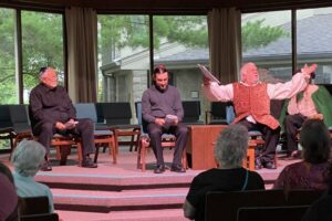 Staged Play Reading at Eliot Chapel.