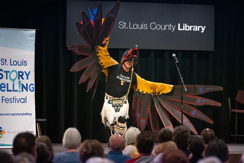 St. Louis Storytelling Festival at the St. Louis County Library.